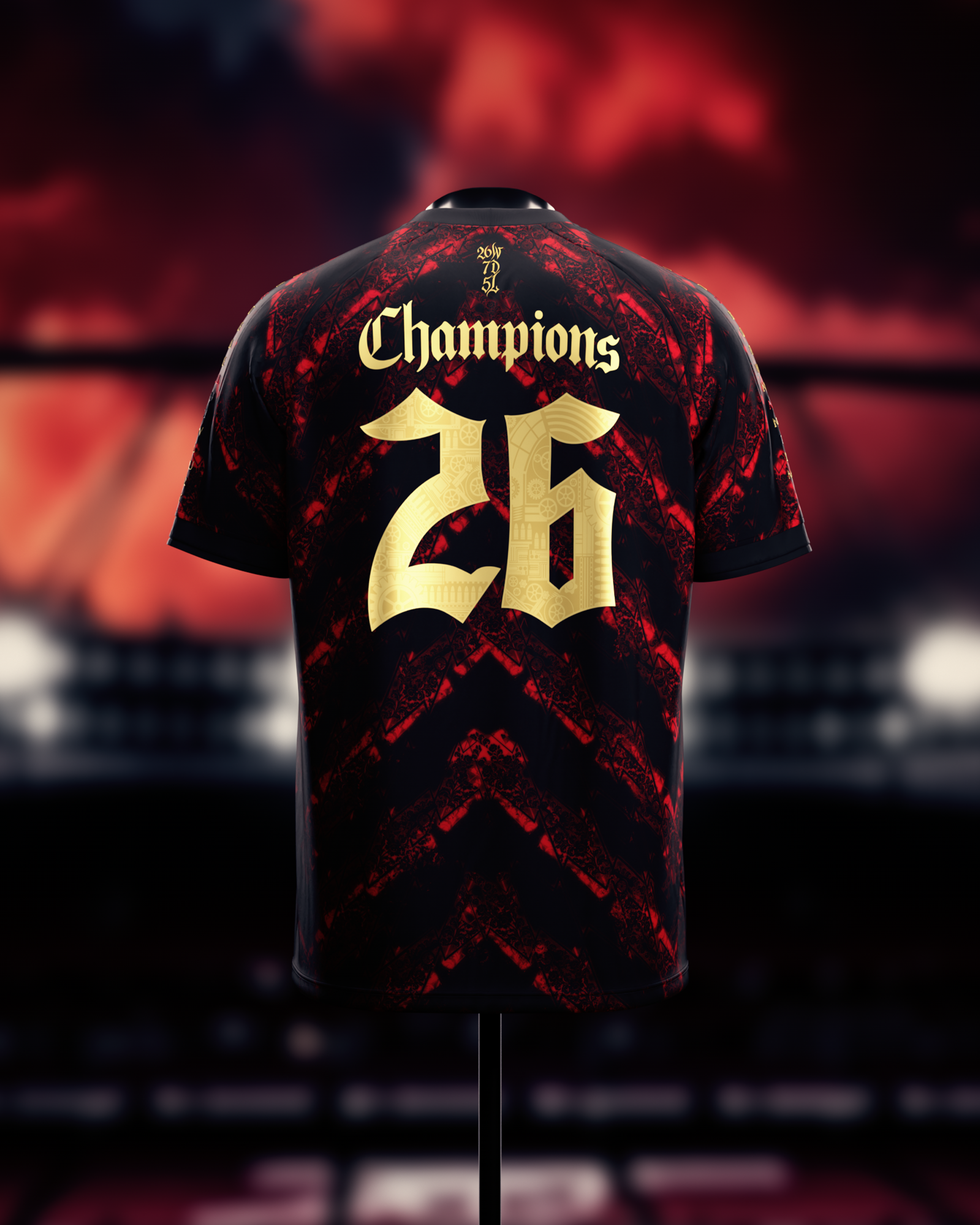 Camiseta AFC Campeones de Inglaterra 2026 - Negra