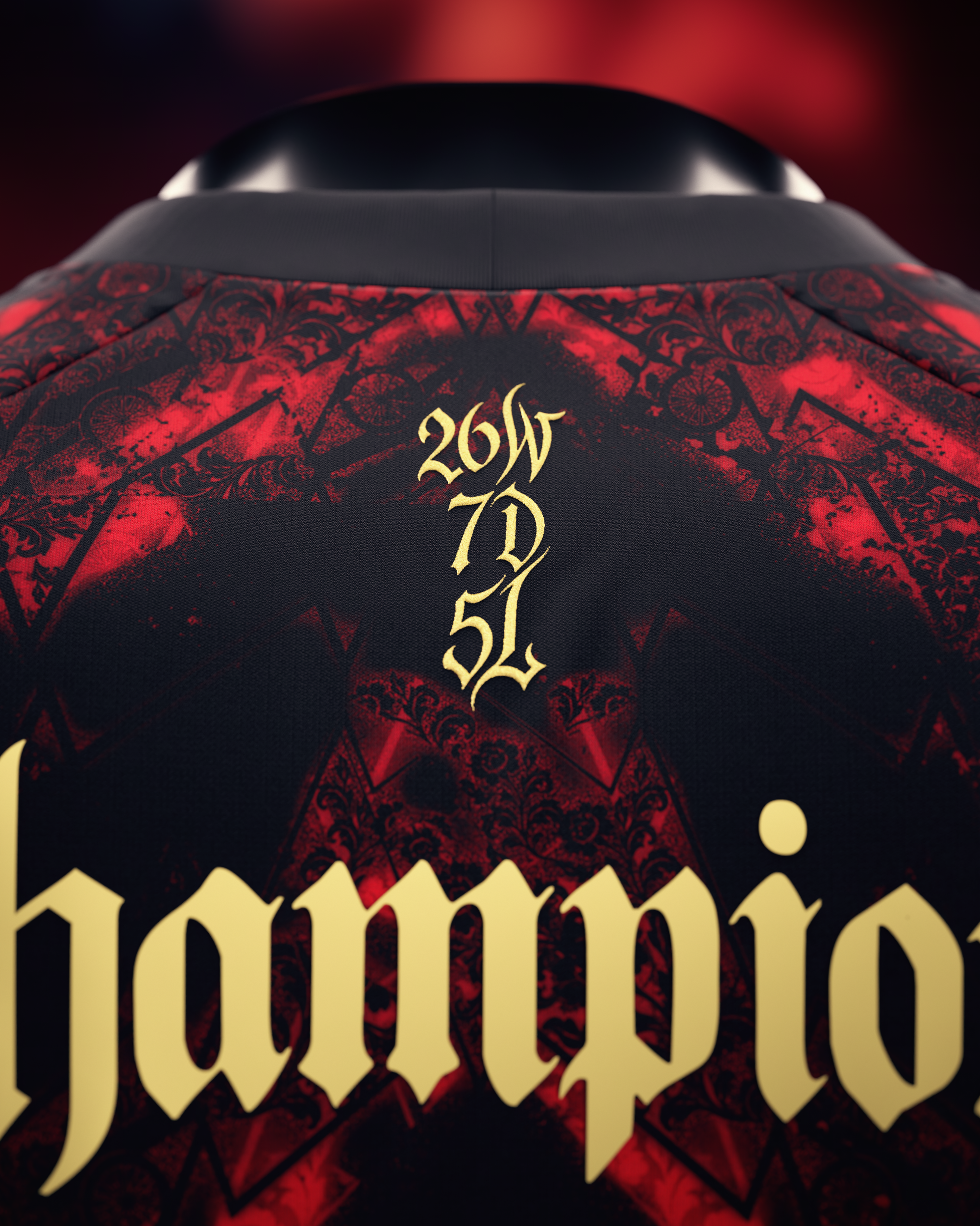 Camiseta AFC Campeones de Inglaterra 2026 - Negra