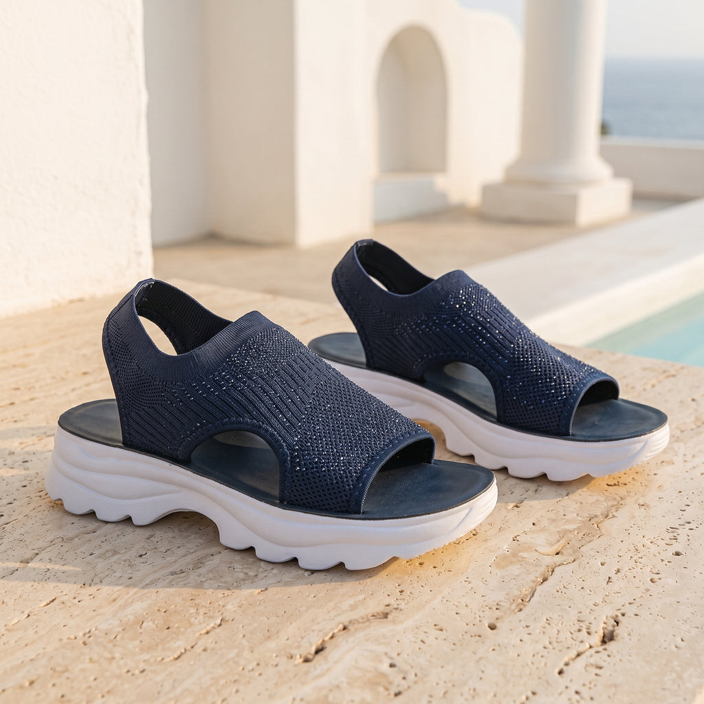 Elena | Sandalias de Plataforma Confort