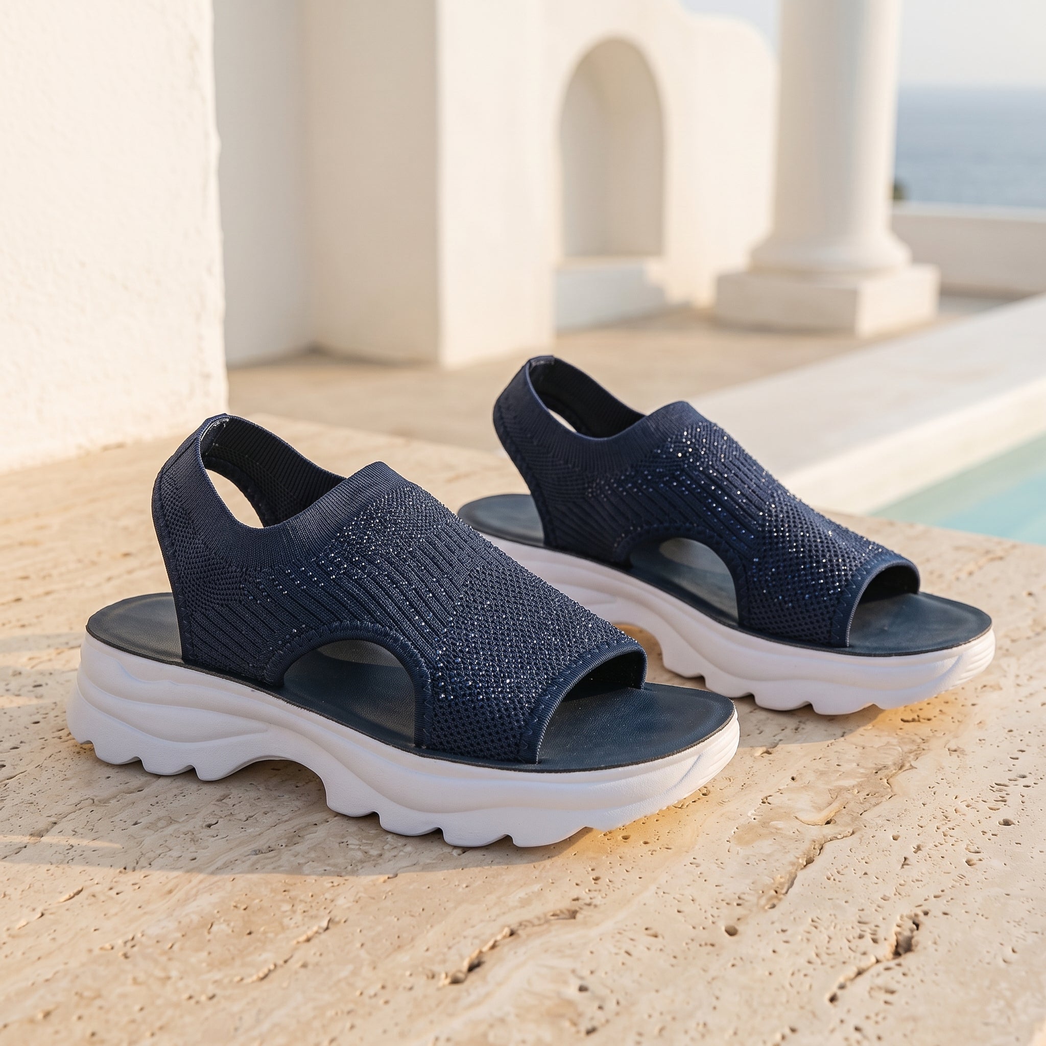 Elena | Sandalias de Plataforma Confort
