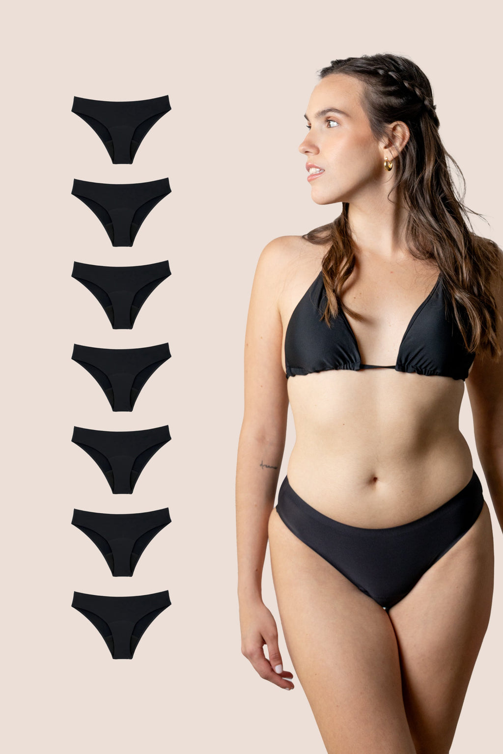 Braga Bañador Menstrual para Adolescentes | Sin Costuras (Prueba)
