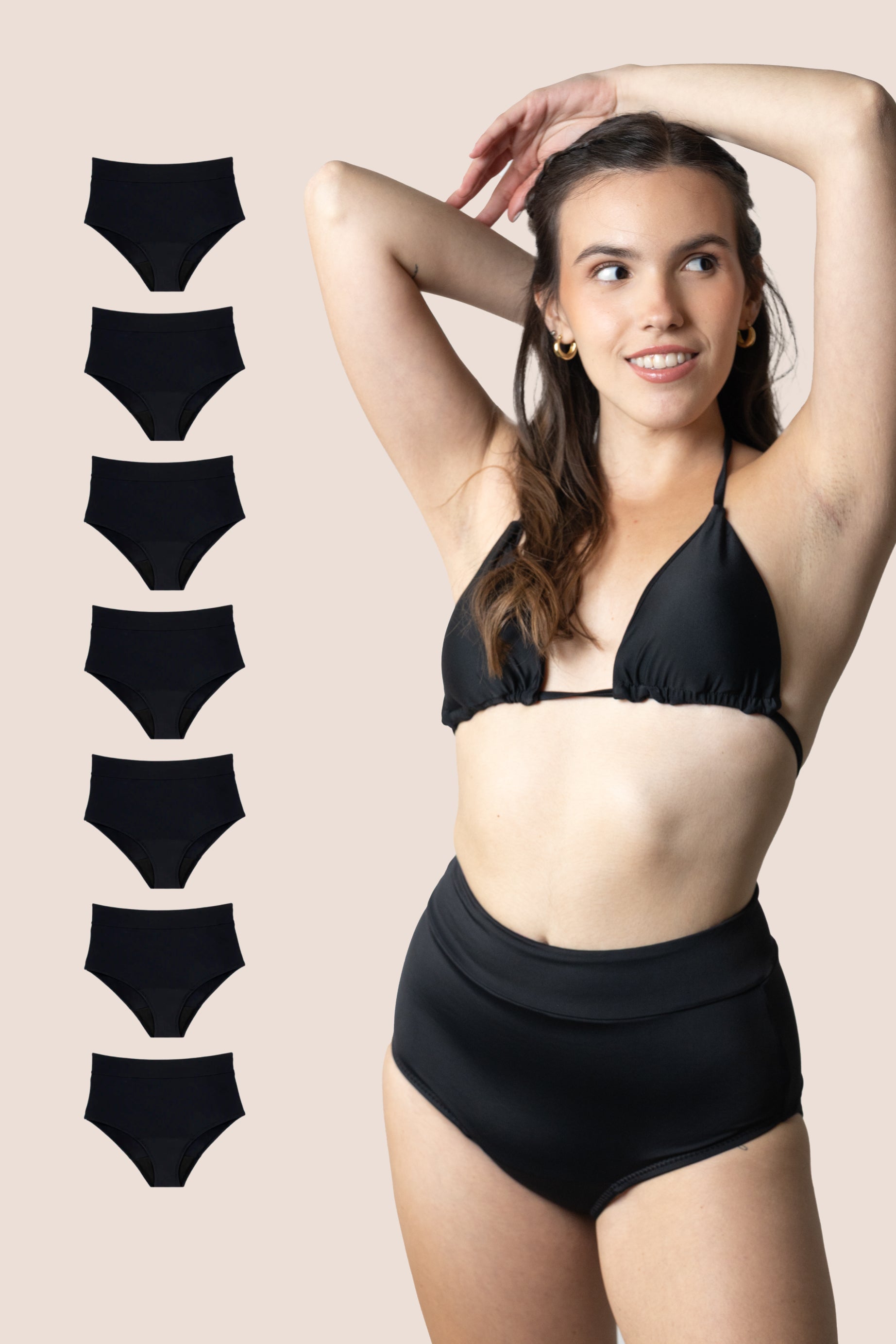 Bañador Menstrual para Adolescentes | Talle Alto
