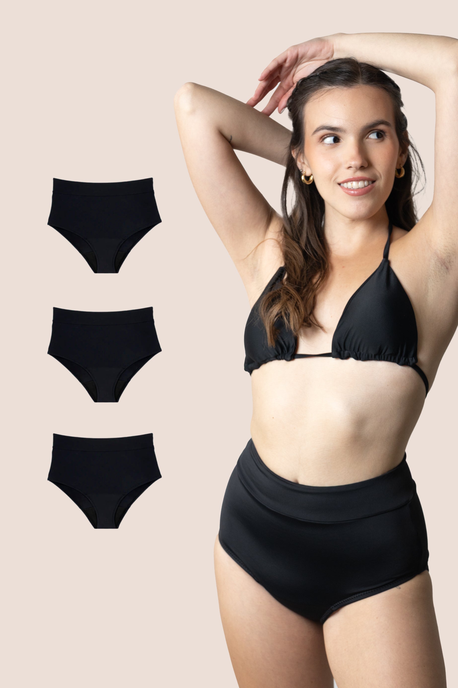 Bañador Menstrual para Adolescentes | Talle Alto