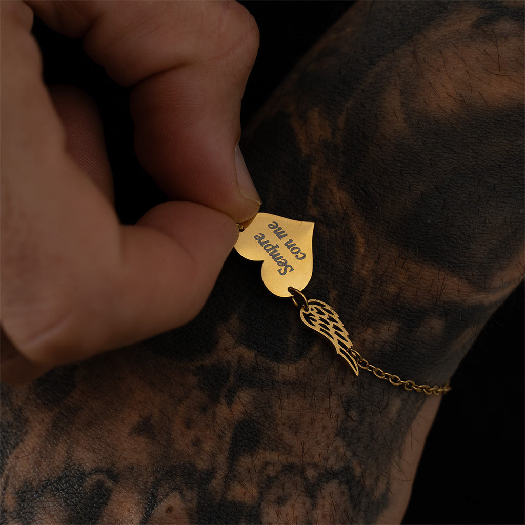 Pulsera Ángel Mío ✨ Graba el Nombre de tu Ángel
