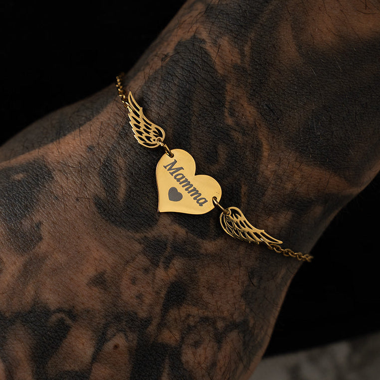 Pulsera Ángel Mío ✨ Graba el Nombre de tu Ángel