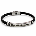 Pulsera Papá Eres Mi Héroe Personalizada