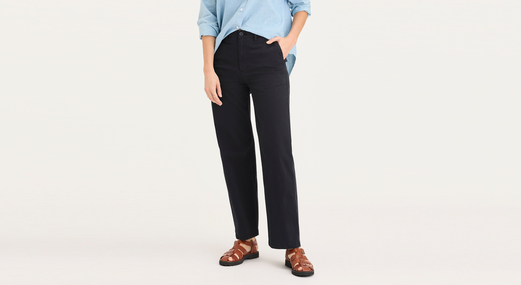 Blake Chino Pants, High Straight Fit
