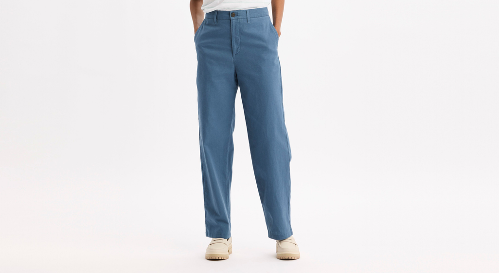 Pantalón Chino Blake, Corte Recto Alto Ajustado
