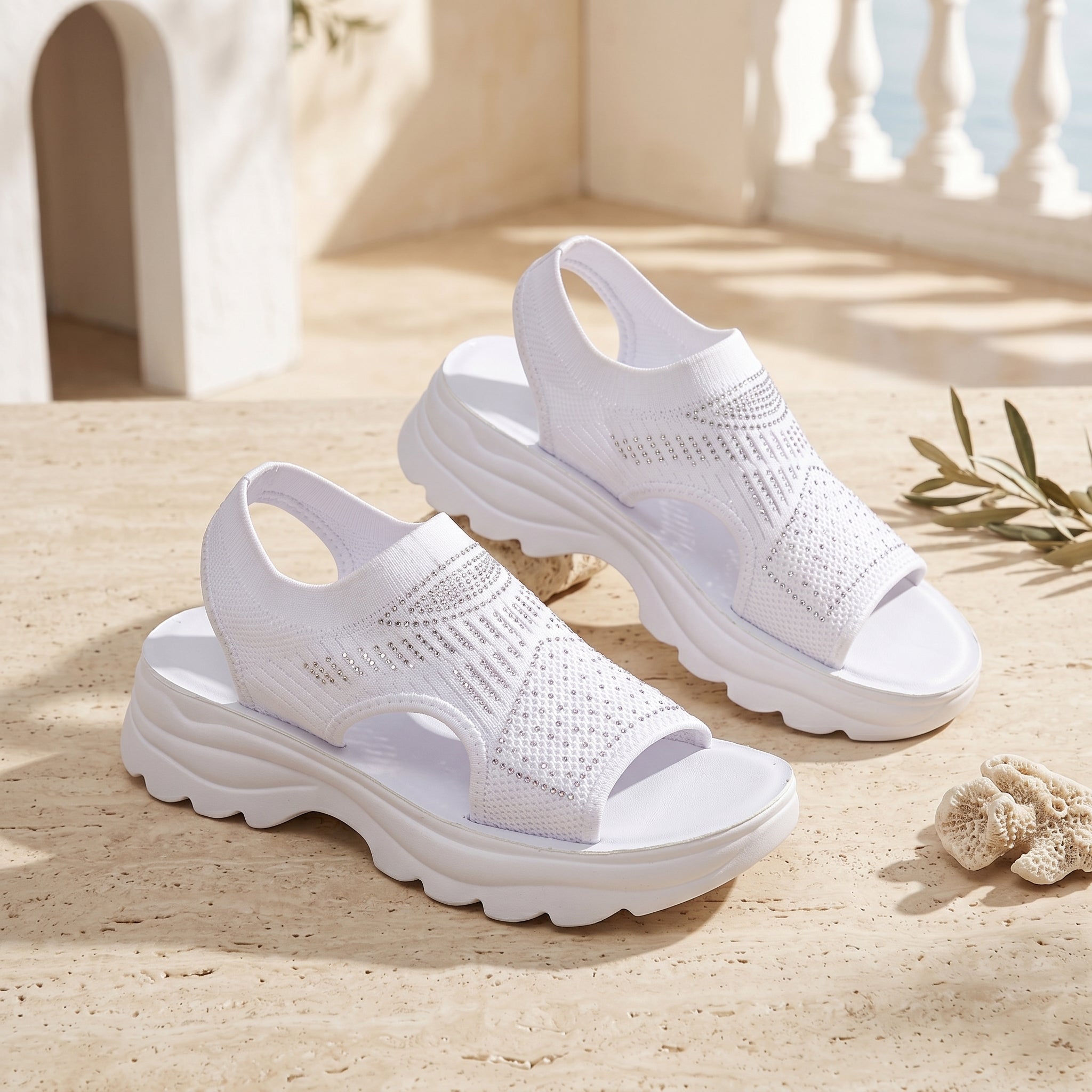 Elena | Sandalias de Plataforma Confort