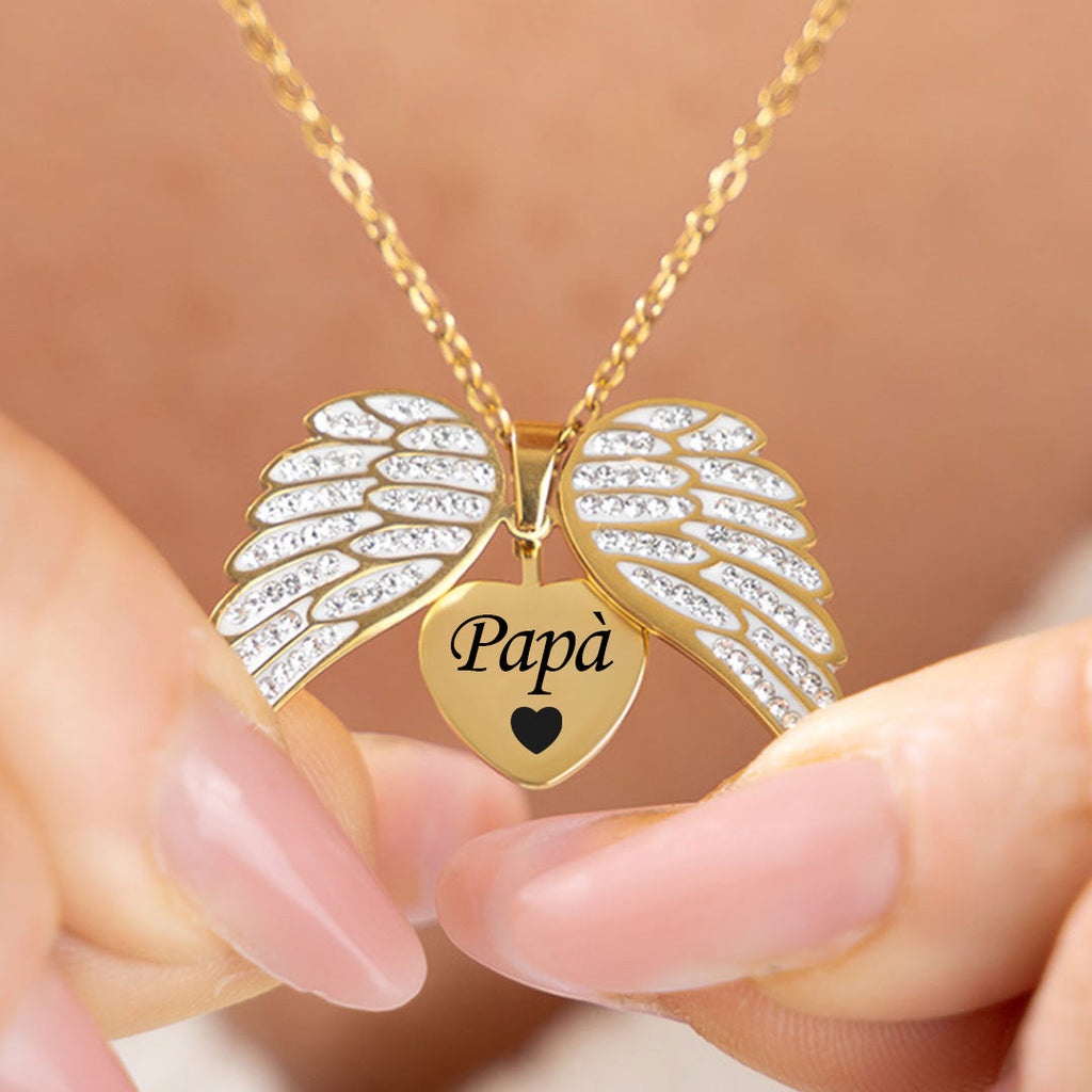 Collar Ángel Mío el Original ✨ Graba el Nombre de tu Ángel