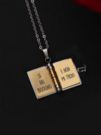 Collar Libro con Dedicatoria ✨ Te Amo