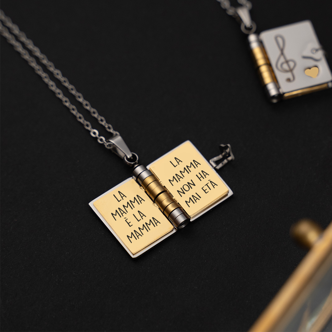 Collana Libro con Dedica ✦ Per Te Mamma