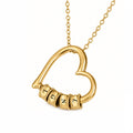 Collar Corazón Candado con Charm ✨ Las Iniciales de tu Corazón