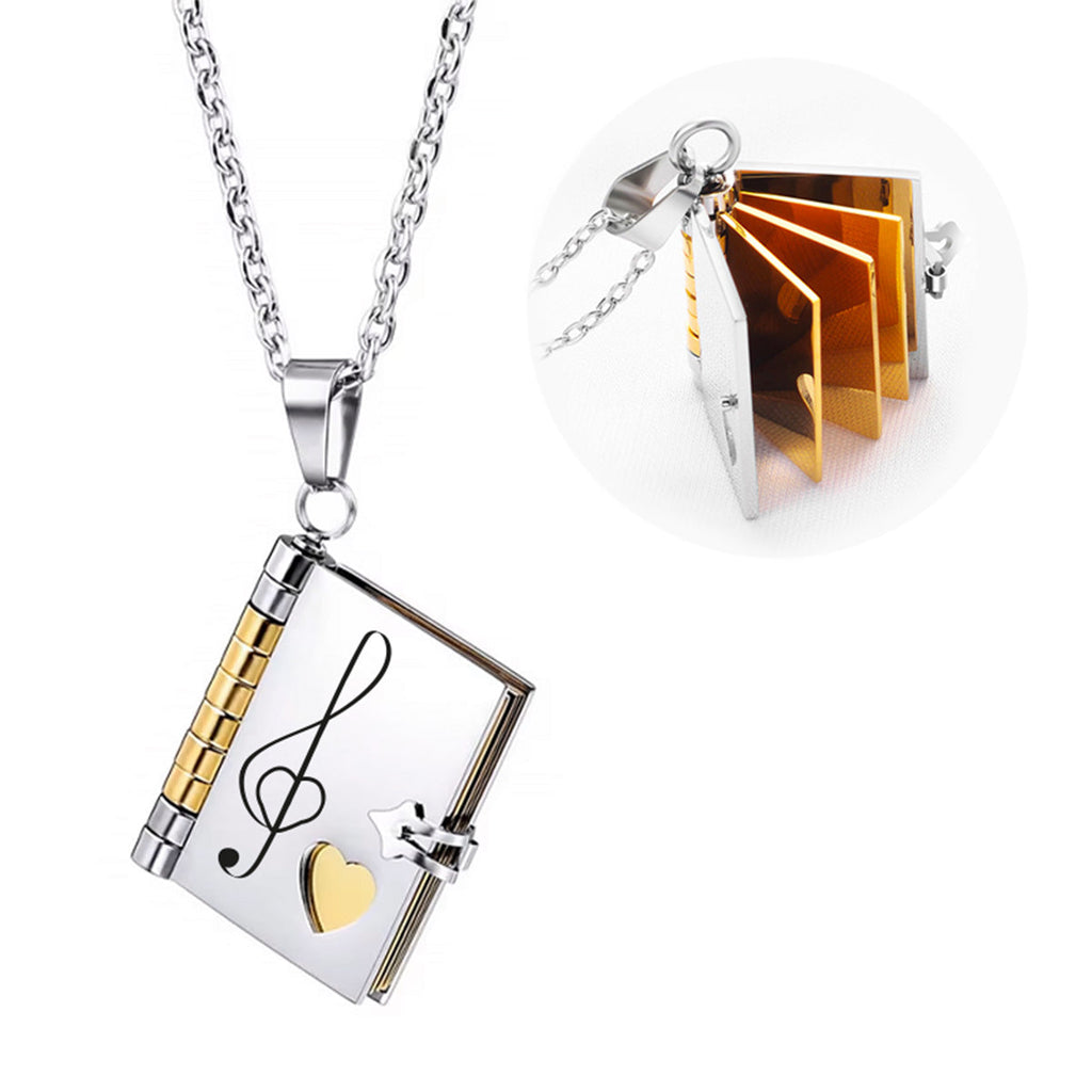 Collar Libro con Dedicatoria ✨ Para Ti Mamá