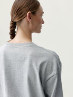Sudadera Oversize Court Gris Mélange