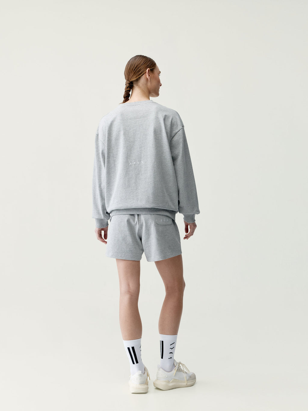 Sudadera Oversize Court Gris Mélange