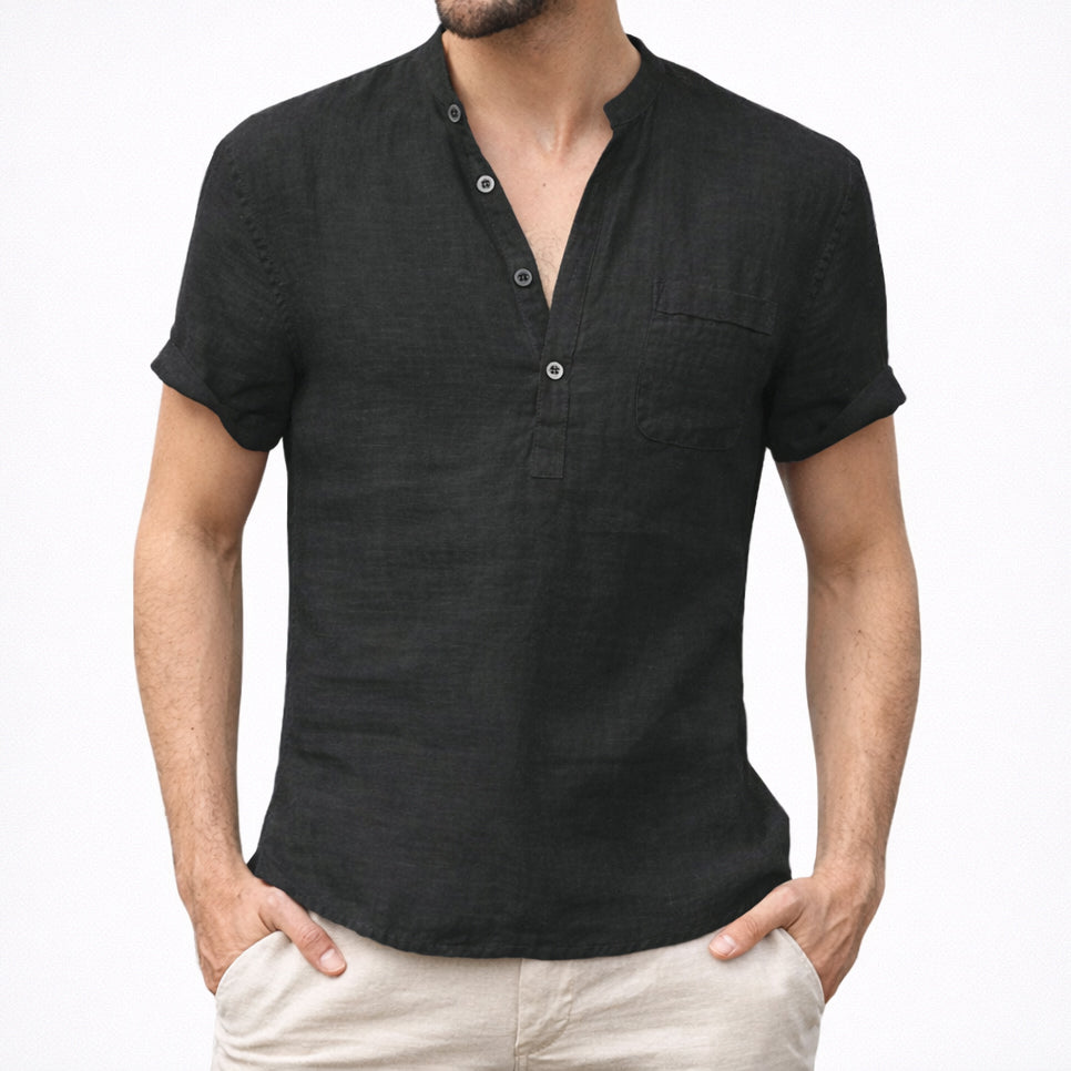 Carlos | Top Henley Ligero de Verano