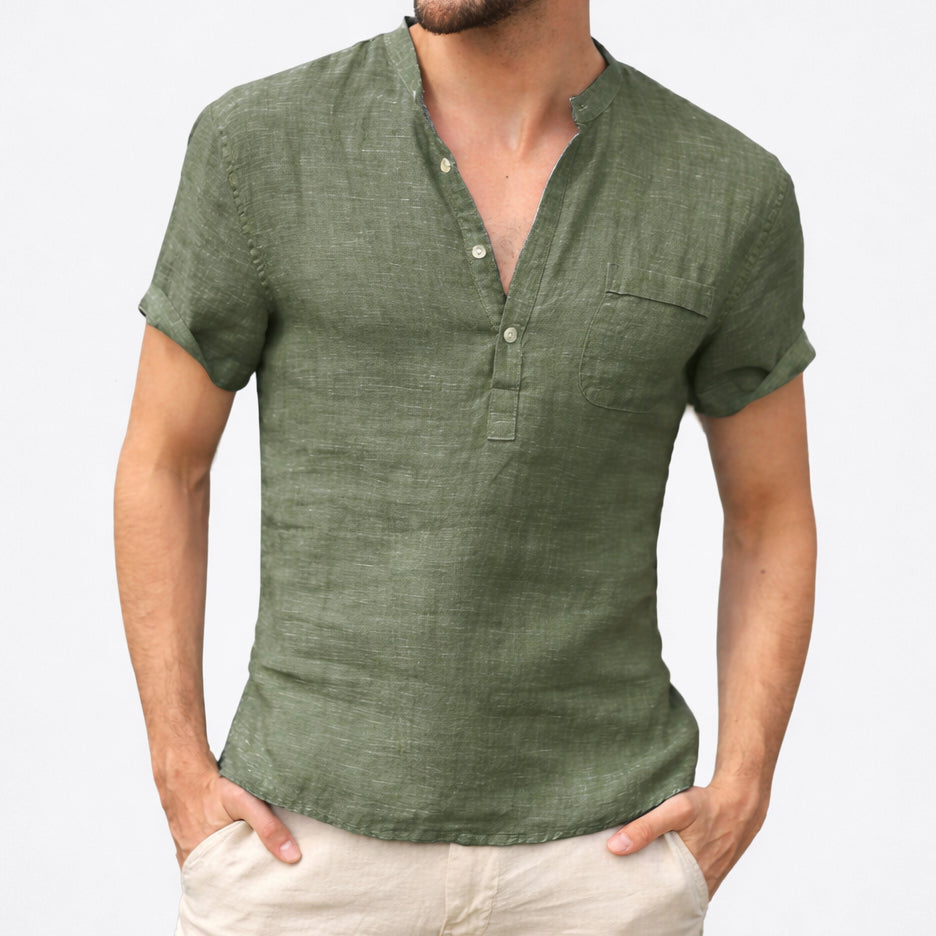 Carlos | Top Henley Ligero de Verano