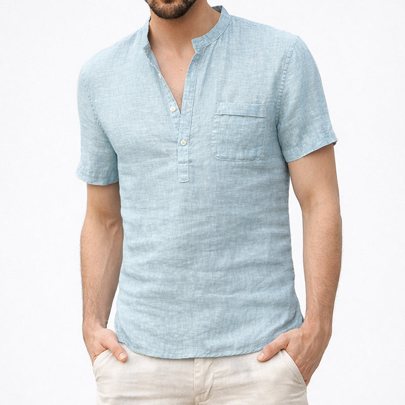 Carlos | Top Henley Ligero de Verano