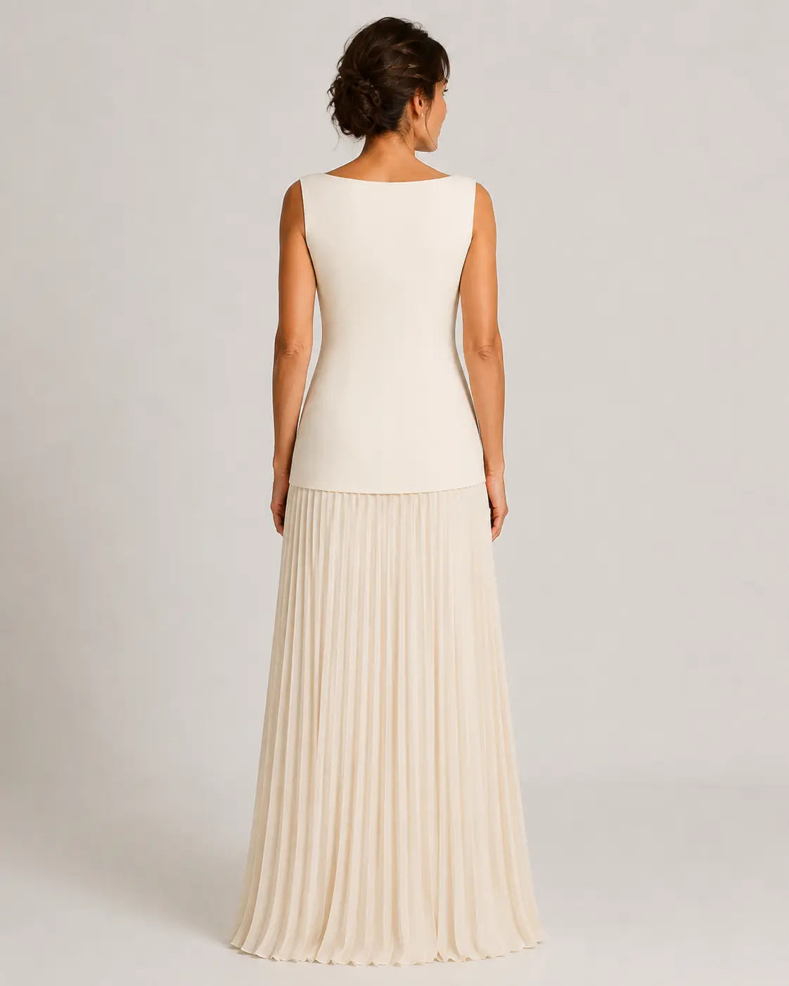 Nadia Vestido Maxi Plisado