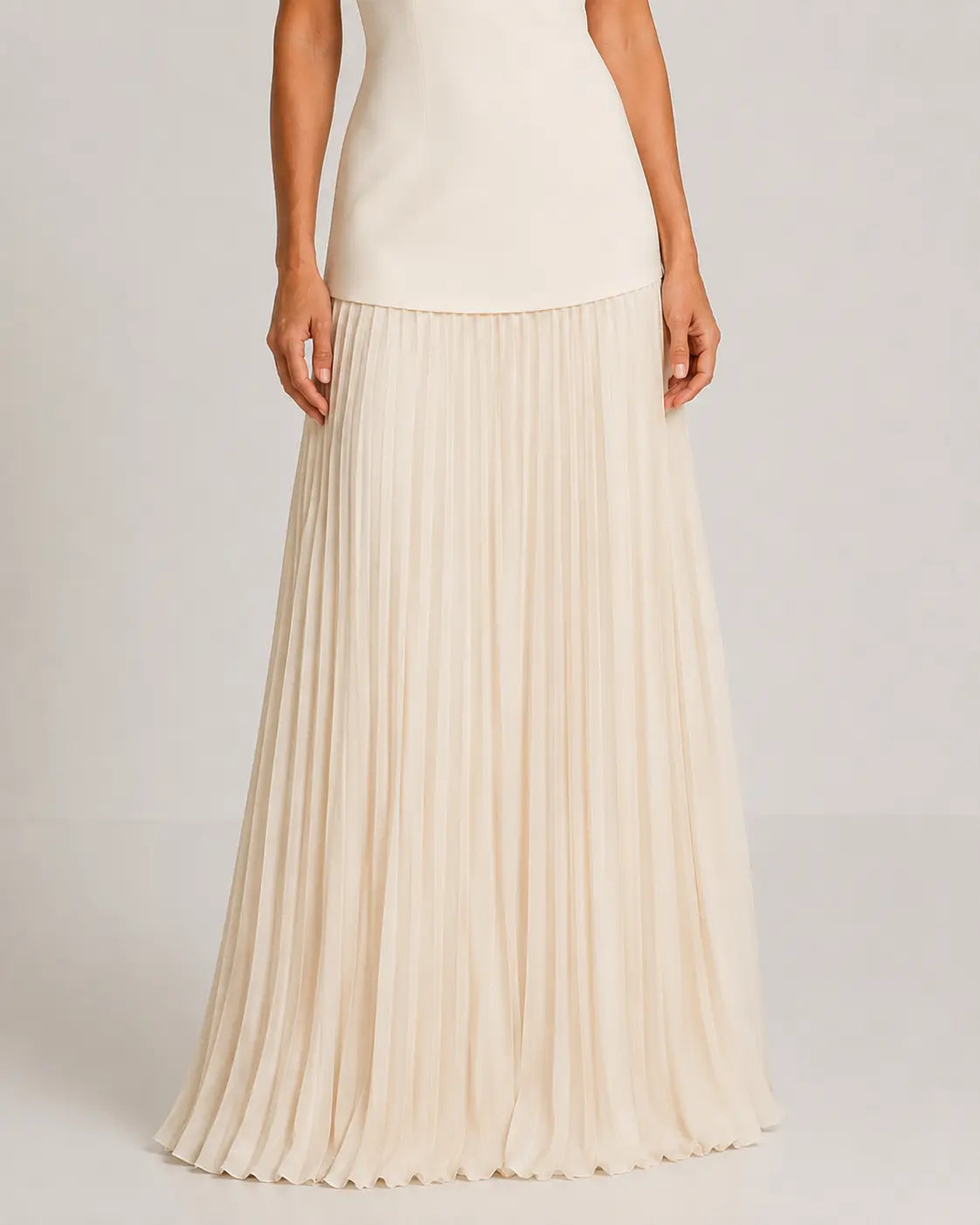 Nadia Vestido Maxi Plisado