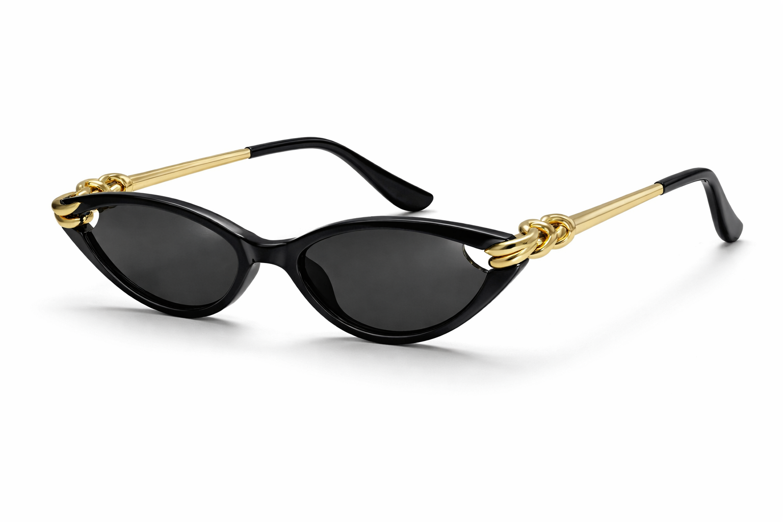Lou | Elegante Cat-Eye-Sonnenbrille mit Detail