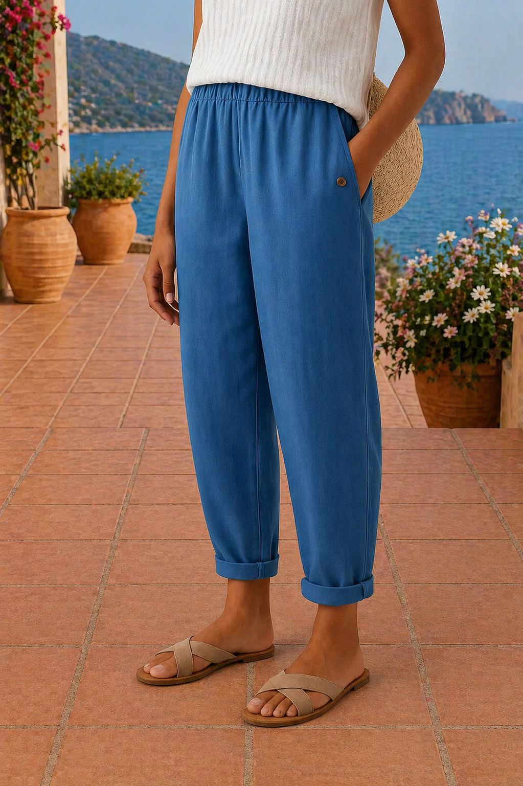 Maja | Pantalón de Lino Ligero