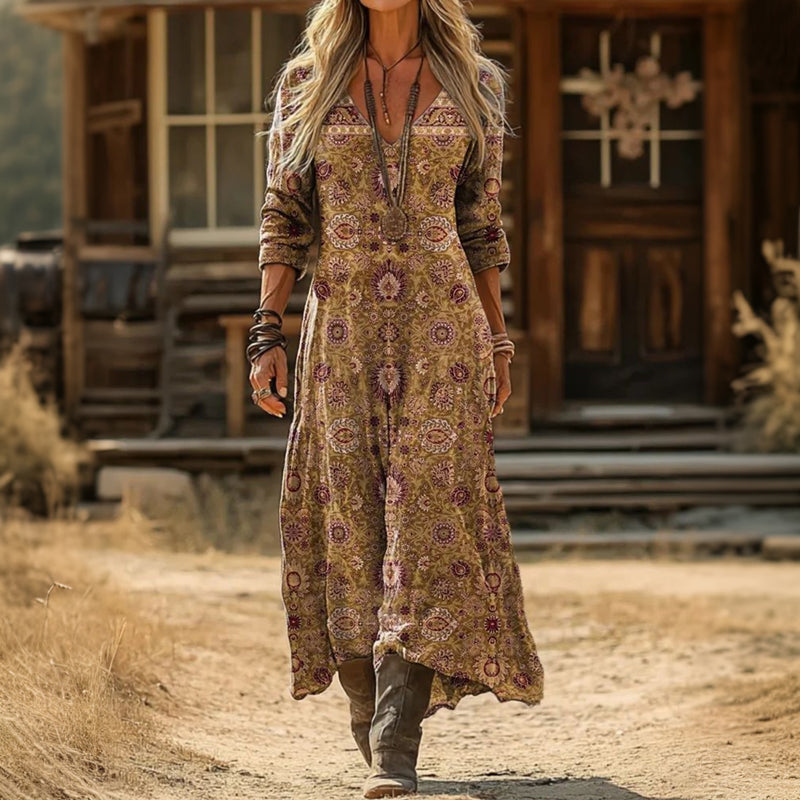 Mackenzie - Vestido Bohemio Fluido