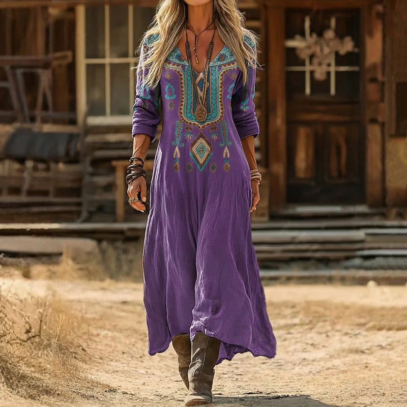 Zaragoza - Vestido de Tela Suave para Todo el Día