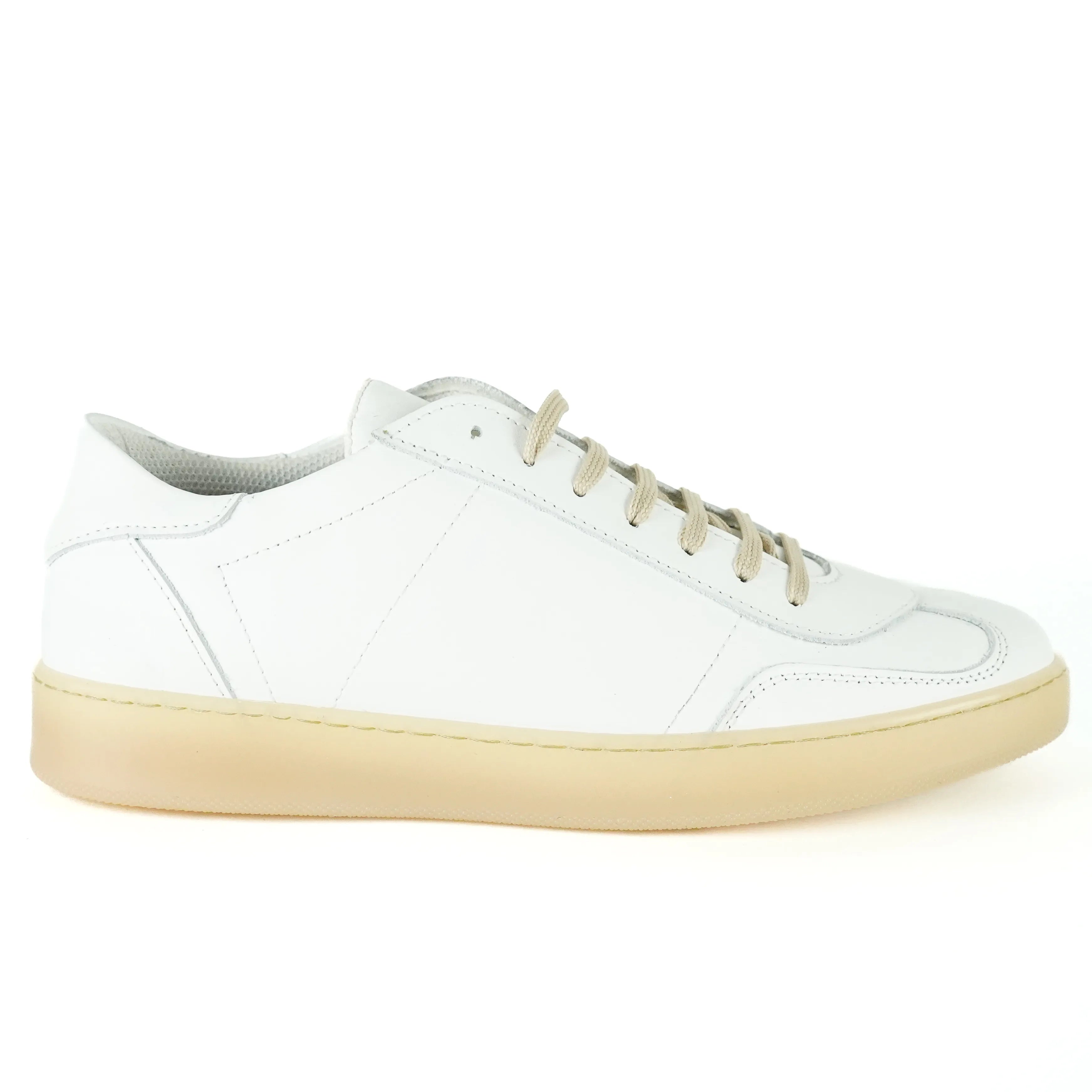 Sneakers Monaco en Piel Blanca