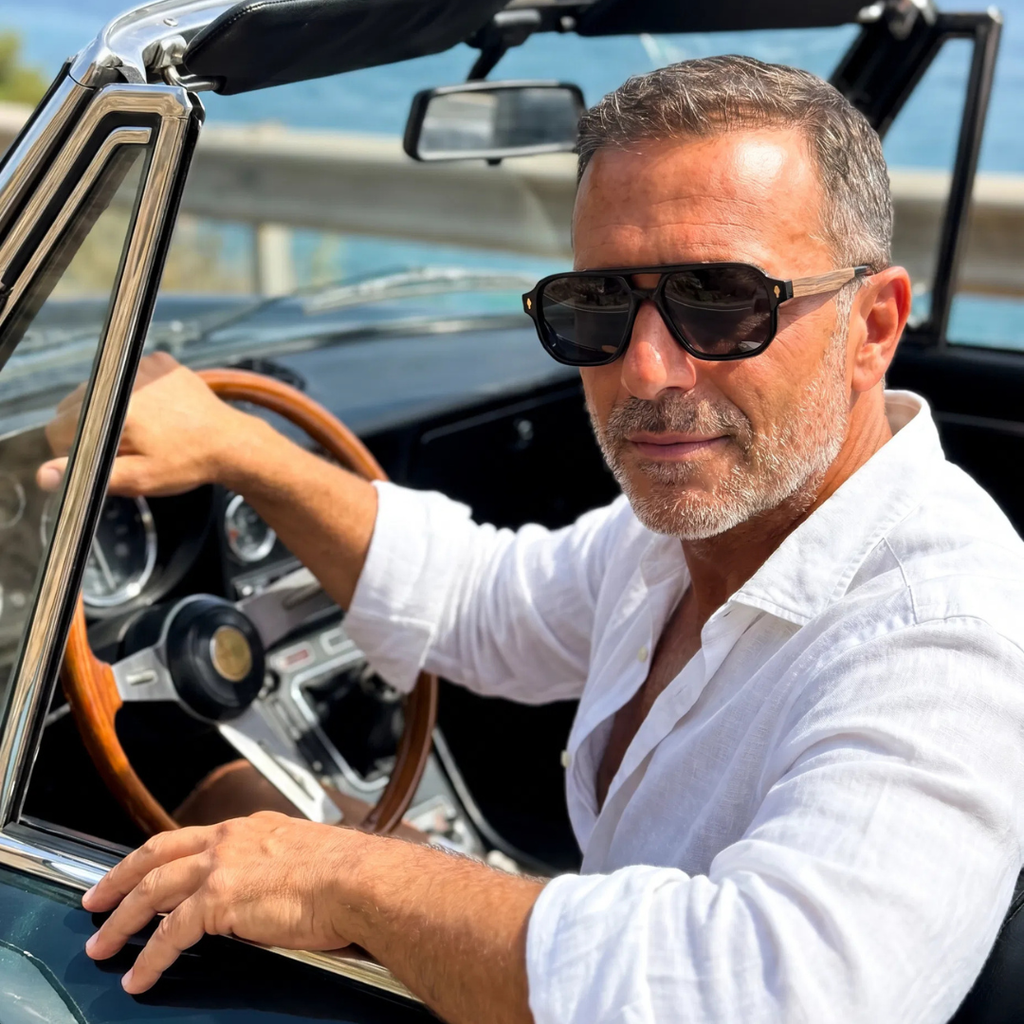 Vittorio — Gafas de Sol en Acetato y Madera