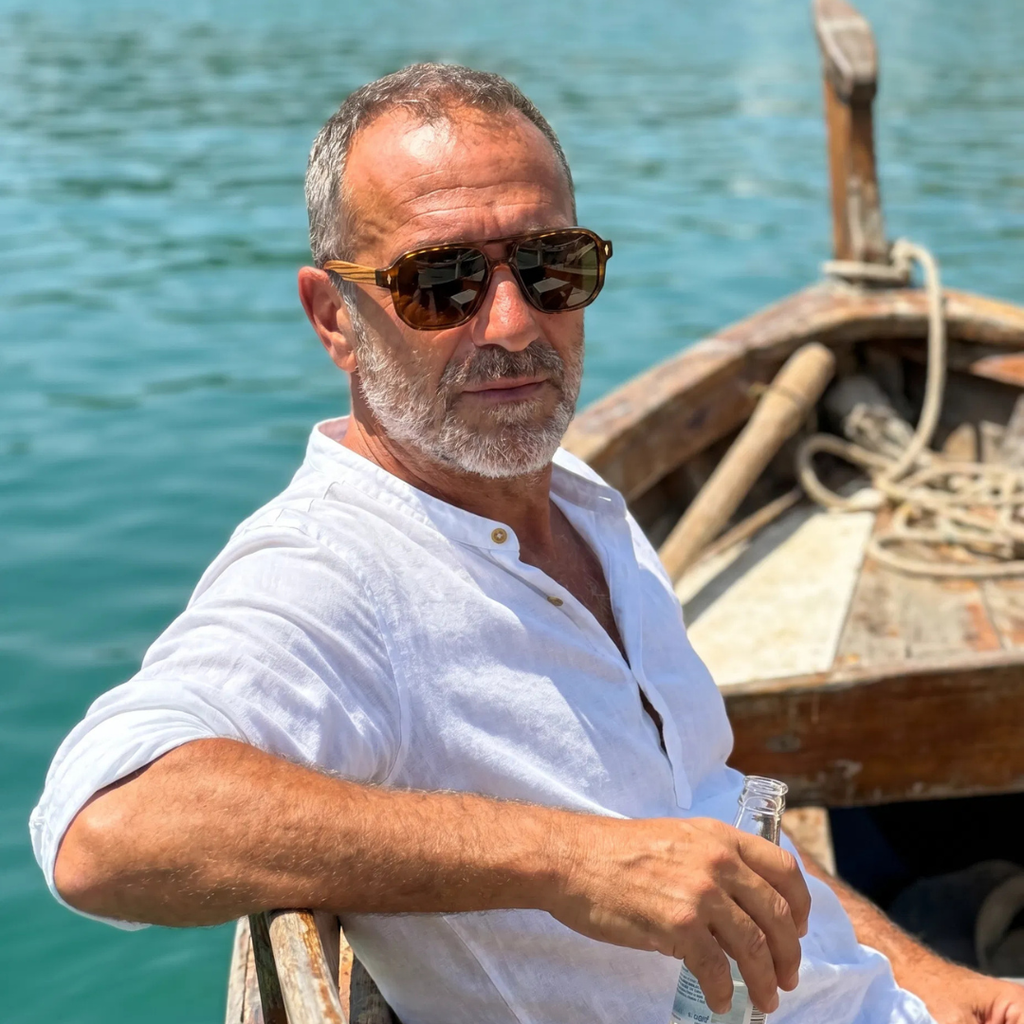 Vittorio — Gafas de Sol en Acetato y Madera