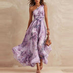 Aurora | Vestido Floral Asimétrico