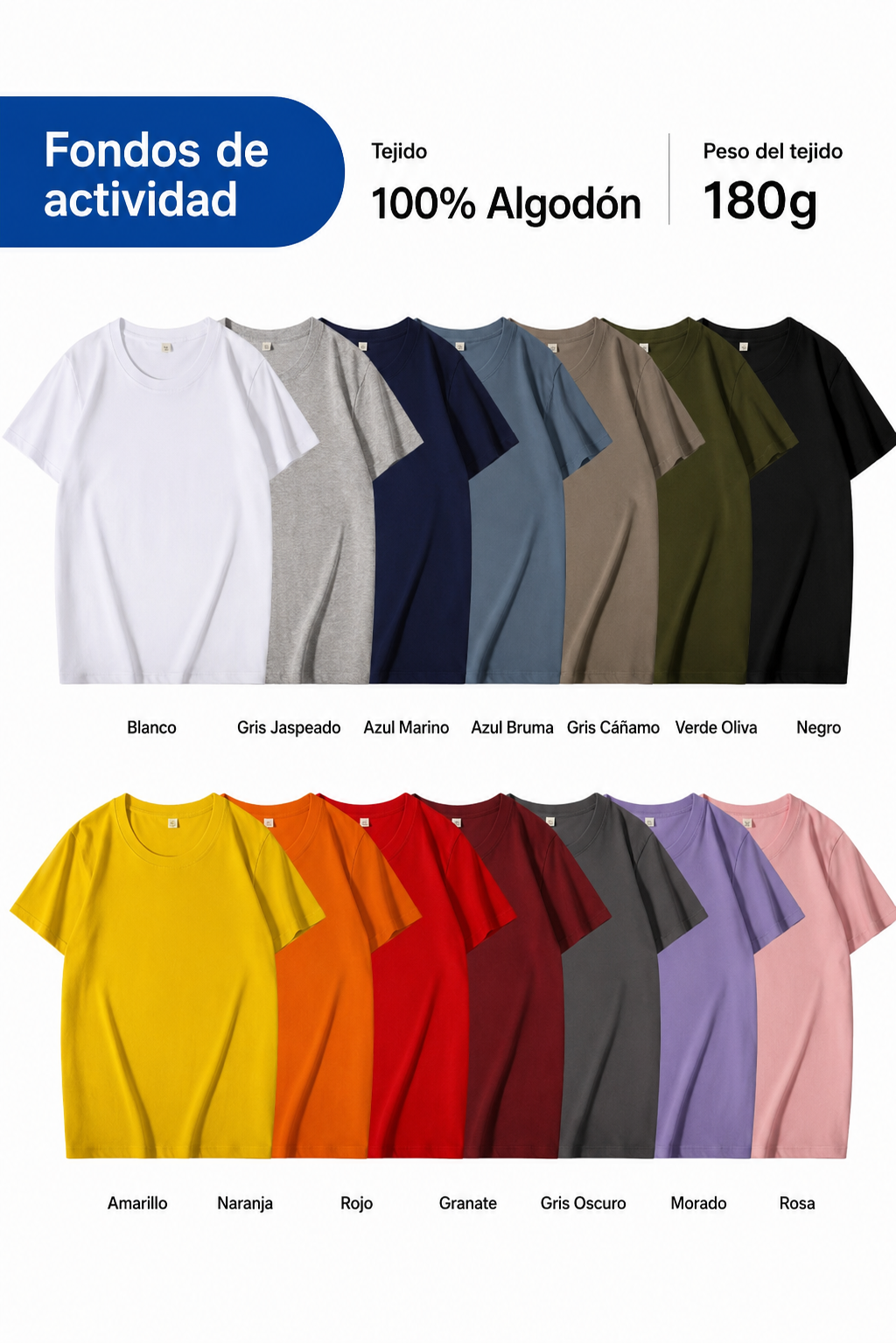 Camisetas algodon personalizadas a tu gusto para cumpleaños, peñas, viajes y cualquier evento.