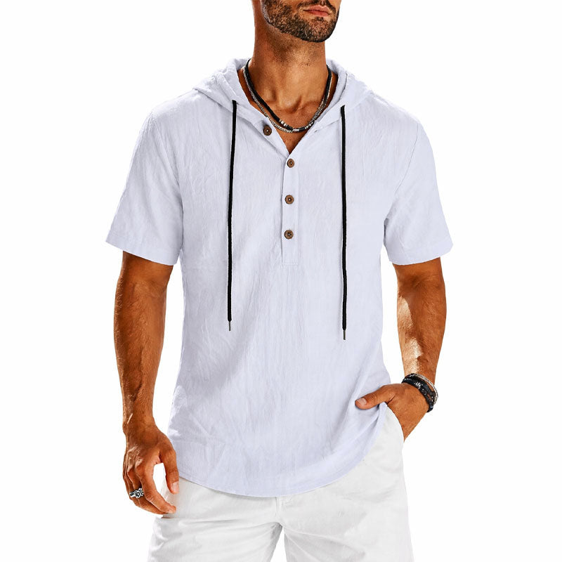 Franco | Camisa de Manga Corta con Capucha