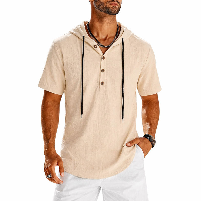 Franco | Camisa de Manga Corta con Capucha