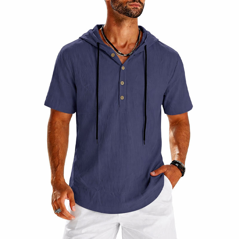 Franco | Camisa de Manga Corta con Capucha