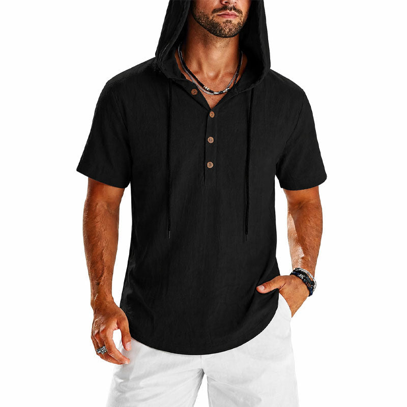 Franco | Camisa de Manga Corta con Capucha