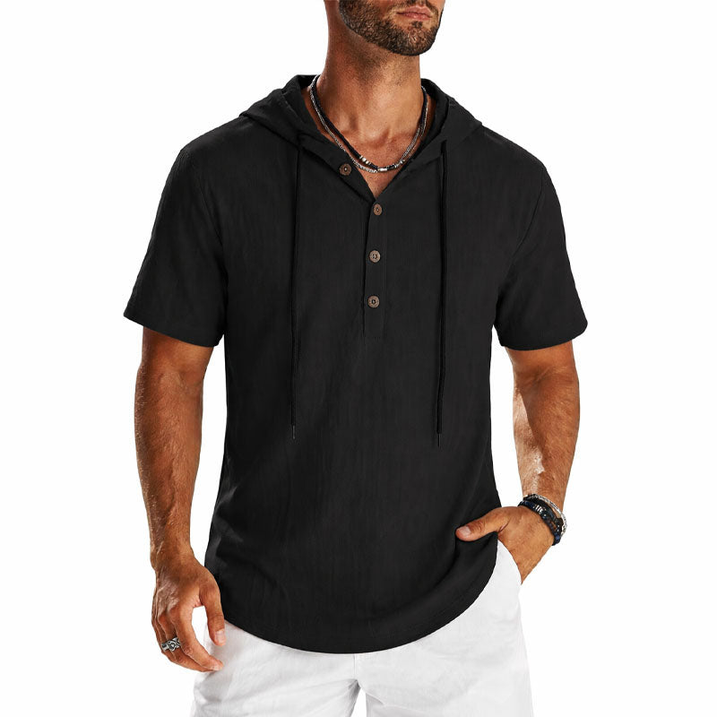 Franco | Camisa de Manga Corta con Capucha