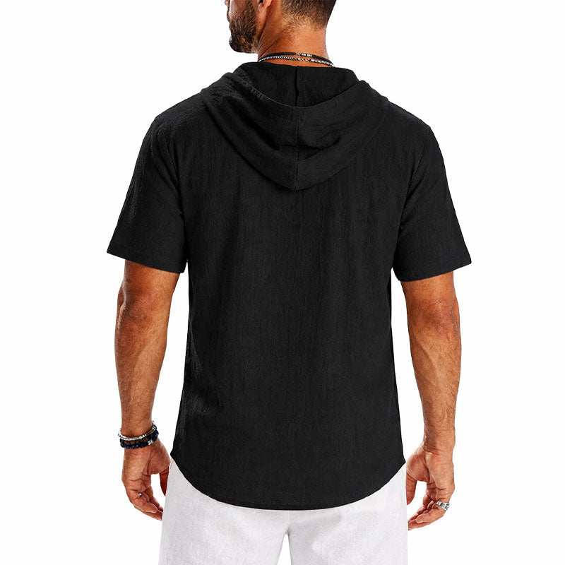 Franco | Camisa de Manga Corta con Capucha