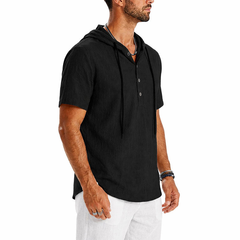 Franco | Camisa de Manga Corta con Capucha