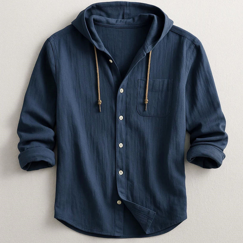 Franco | Camisa con Capucha y Botones