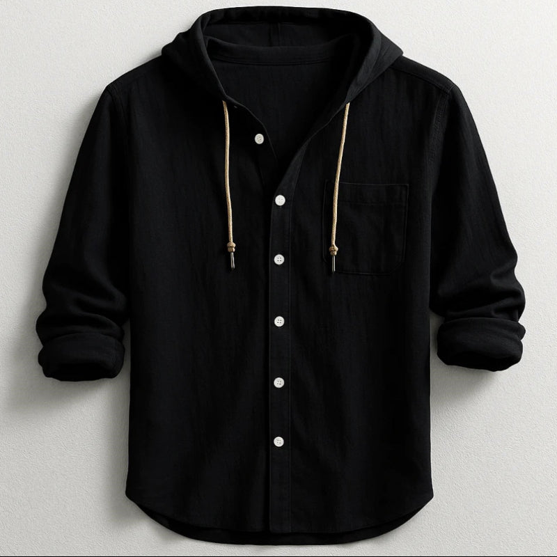 Franco | Camisa con Capucha y Botones