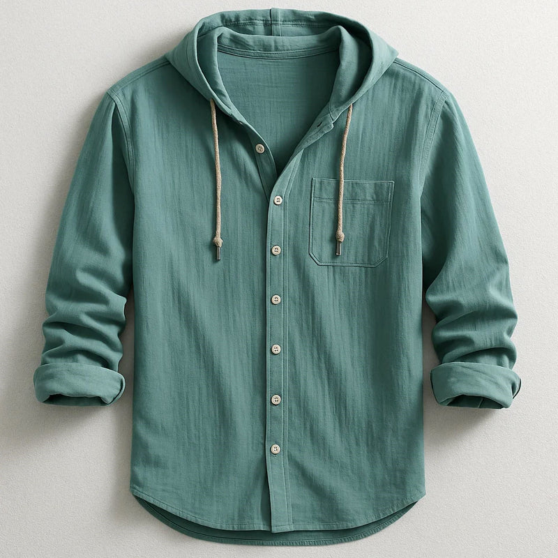 Franco | Camisa con Capucha y Botones