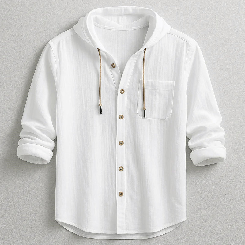 Franco | Camisa con Capucha y Botones