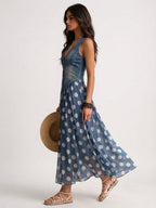 Laura | Vestido Vaquero con Lunares