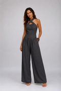 Bianca | Mono elegante con escote cruzado