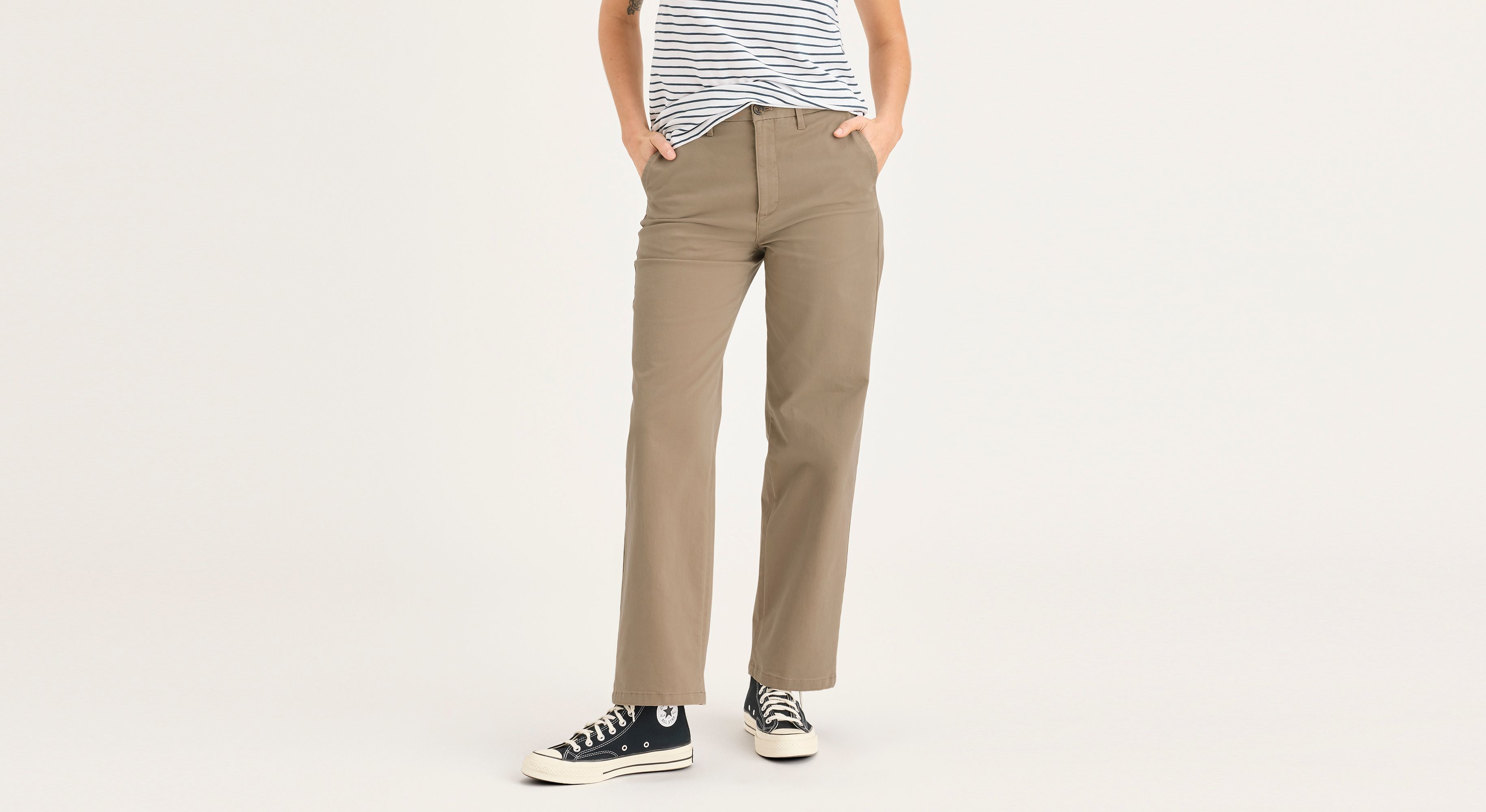 Blake Chino Pants, High Straight Fit