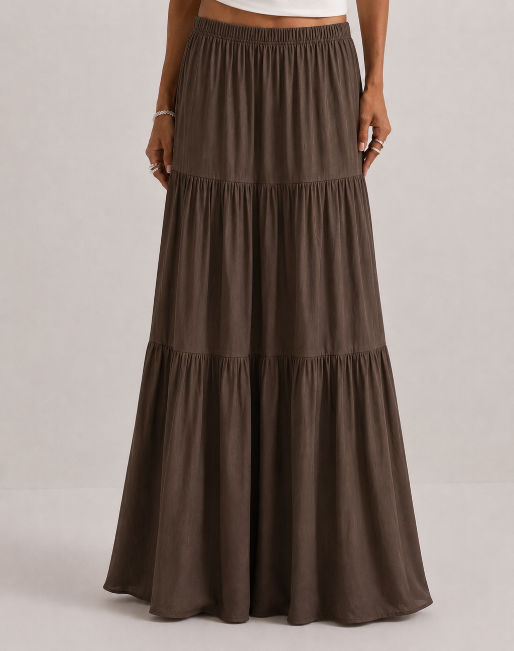 AMELIA | Falda Maxi Fluida