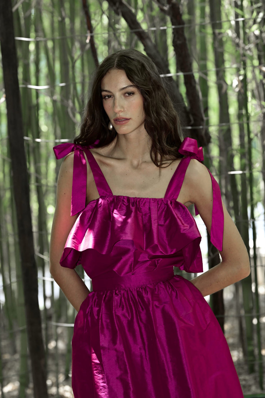 FALDA CELINE FUCSIA
